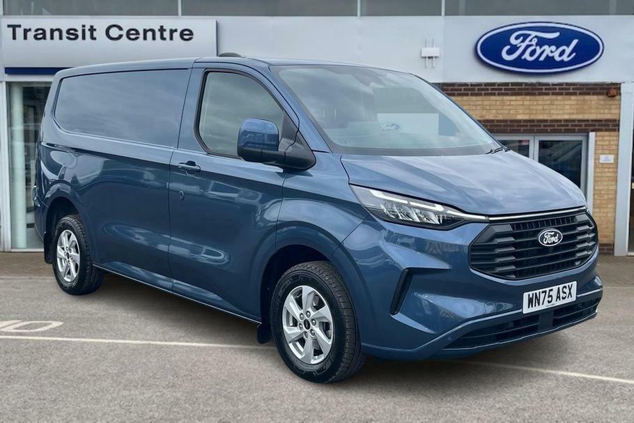 Ford Transit Custom 280 Limited L1 Swb Fwd 2.0 Ecoblue 136Ps WN75ASX Blue
