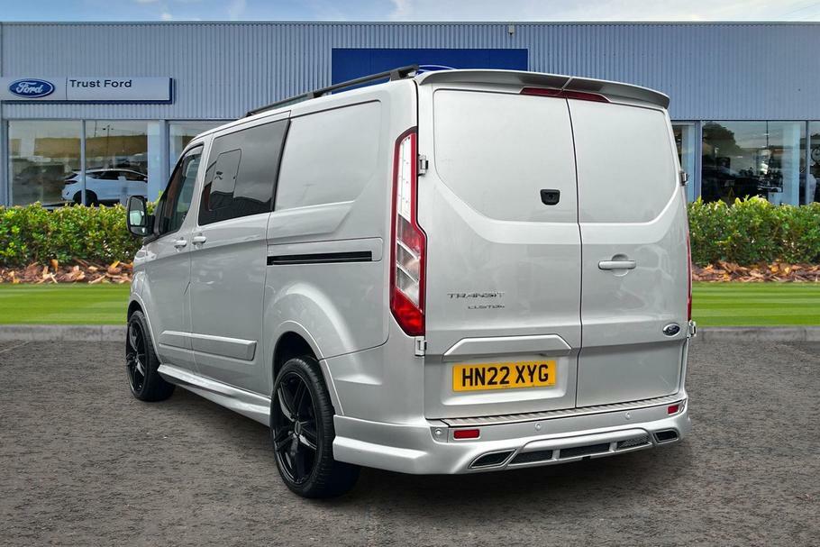 Ford Transit Custom 300 Limited L1 Swb Double Cab In Van Fwd 2.0 Ecobl HN22XYG Silver #2