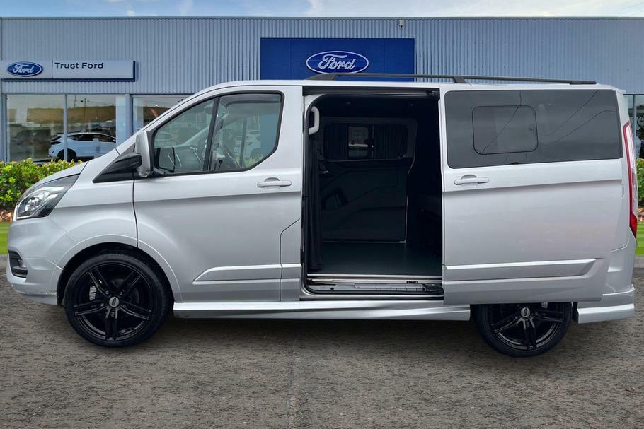 Ford Transit Custom 300 Limited L1 Swb Double Cab In Van Fwd 2.0 Ecobl HN22XYG Silver #5