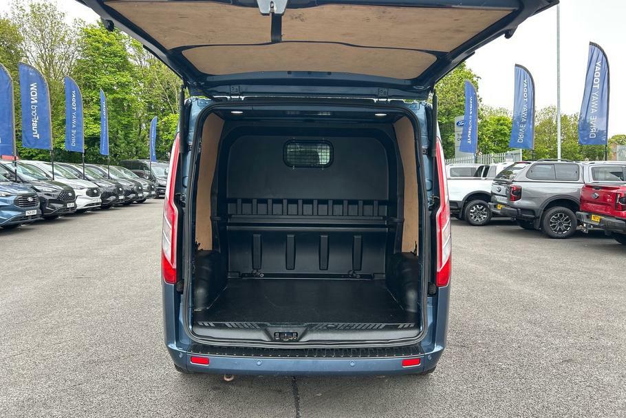 Ford Transit Custom 320 Limited L1 Swb Double Cab In Van Fwd 2.0 Ecobl WK70YDO Blue #5