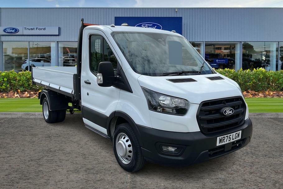 Ford Transit Custom 350 Leader L2 Mwb Single Cab Tipper Rwd 2.0 Ecoblu White