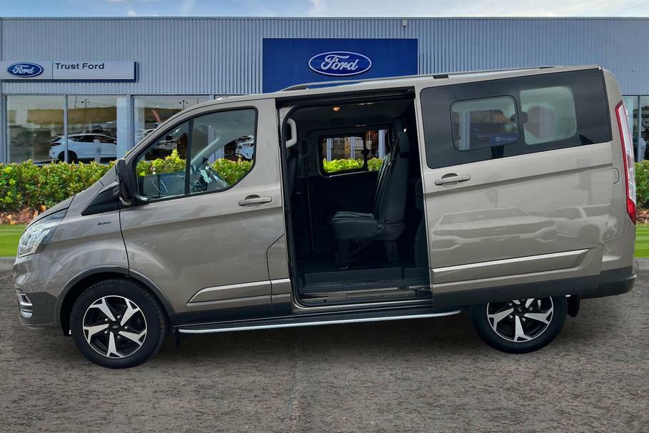 Ford Transit Custom 320 Active L1 Swb Double Cab In Van Fwd 2.0 Ecoblu NL71WDY Silver #5