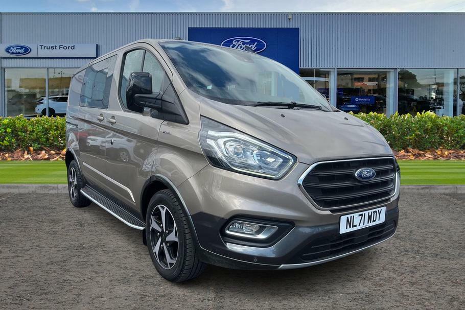 Ford Transit Custom 320 Active L1 Swb Double Cab In Van Fwd 2.0 Ecoblu Silver