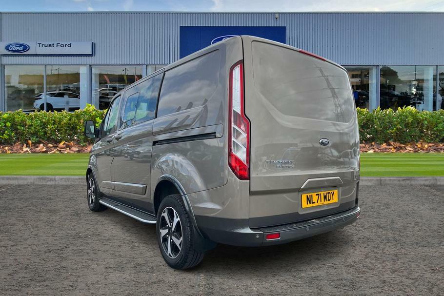 Ford Transit Custom 320 Active L1 Swb Double Cab In Van Fwd 2.0 Ecoblu NL71WDY Silver #2