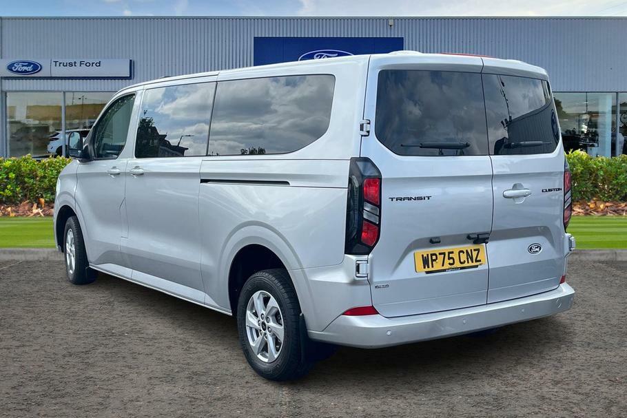 Ford Transit Custom 340 Limited L2 Lwb 9 Seat Kombi Fwd 2.5 Phev WP75CNZ Silver #2