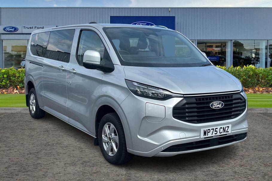 Ford Transit Custom 340 Limited L2 Lwb 9 Seat Kombi Fwd 2.5 Phev WP75CNZ Silver