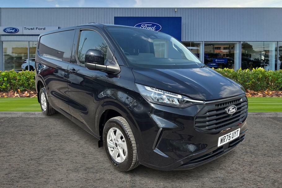 Ford Transit Custom 320 Limited L1 Swb Fwd 2.0 Ecoblue 136Ps Low Roof WR75UYT Black