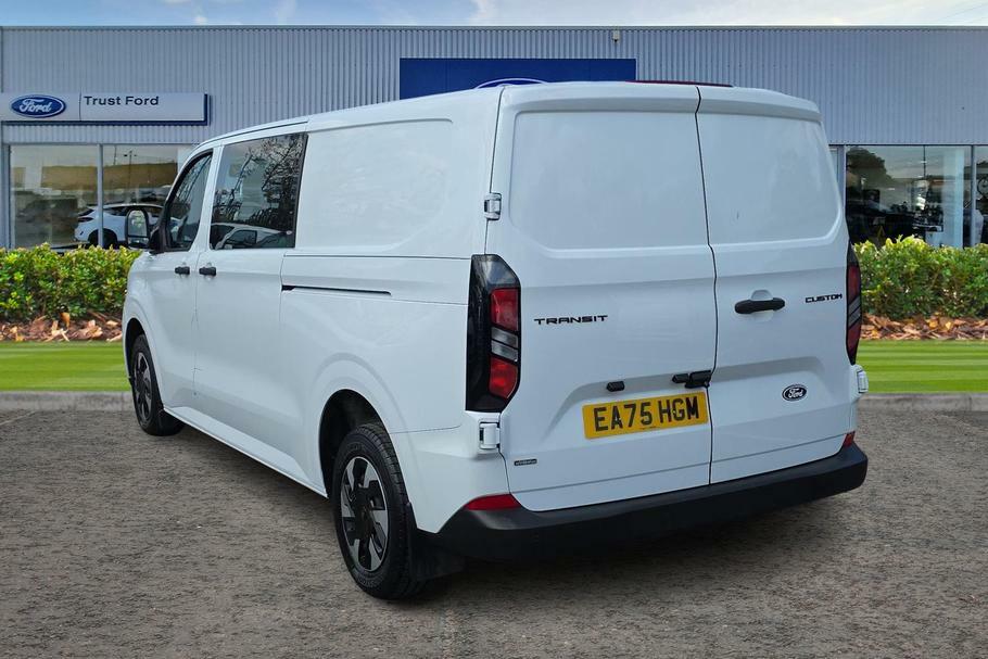 Ford Transit Custom 320 Trend L2 Lwb Double Cab In Van Fwd 2.5 Ph EA75HGM White #2