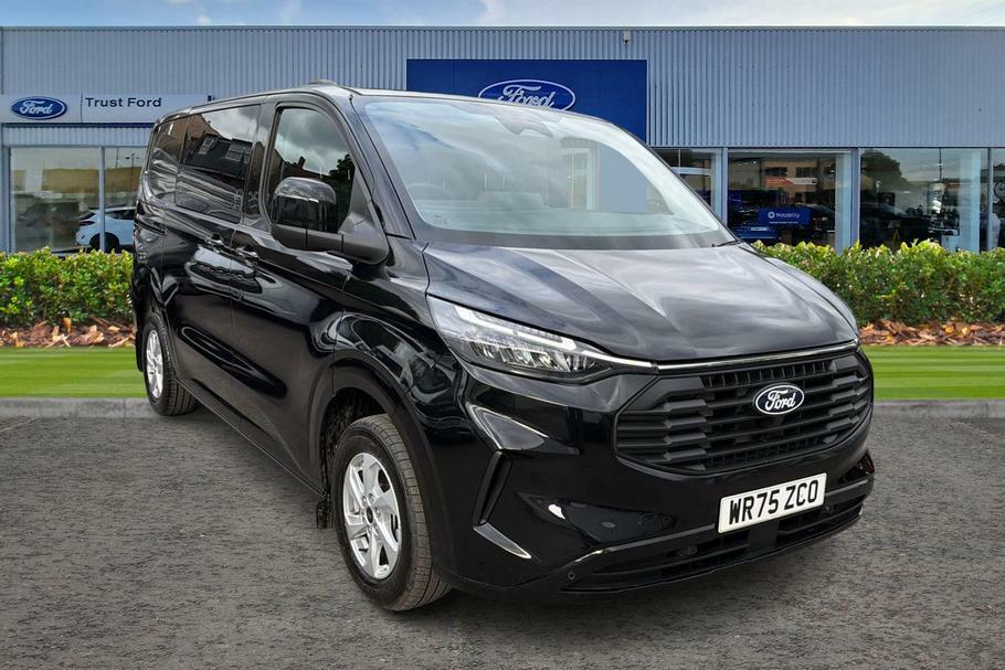 Ford Transit Custom 320 Limited L1 Swb Double Cab In Van Fwd 2.0 Ecobl Black