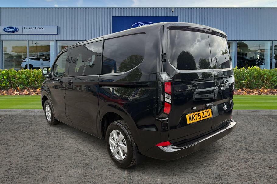 Ford Transit Custom 320 Limited L1 Swb Double Cab In Van Fwd 2.0 Ecobl WR75ZCO Black #2