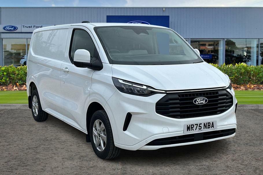 Ford Transit Custom 320 Limited L1 Swb Fwd 2.0 Ecoblue 136Ps Low Roof White