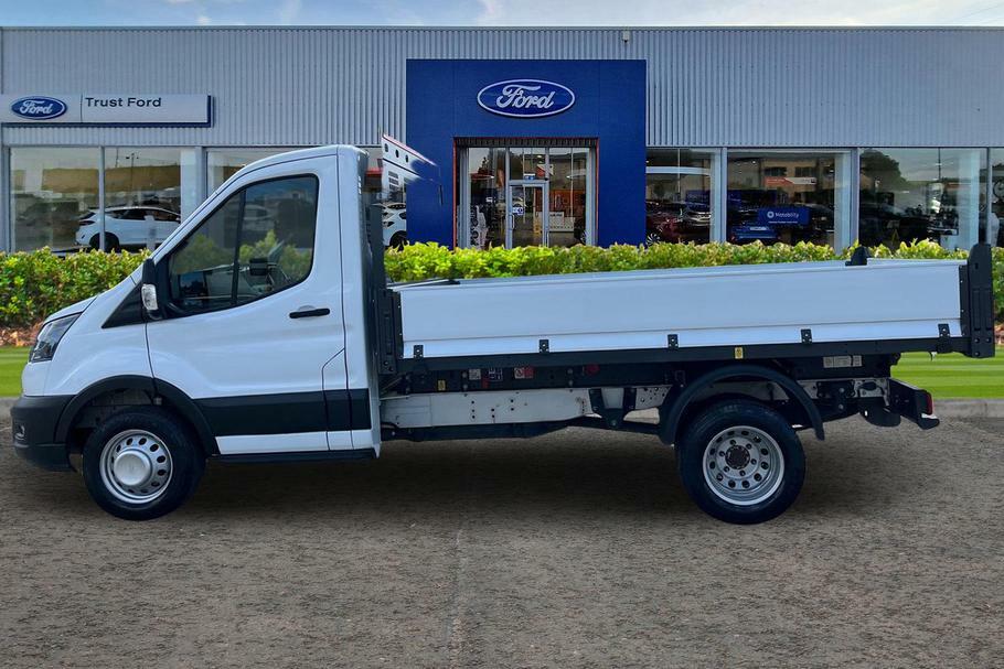 Ford Transit Custom 350 Leader L2 Mwb Single Cab Tipper Rwd 2.0 Ecoblu WN75KHV White #5