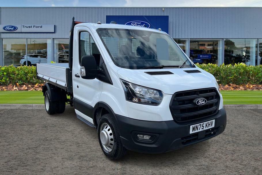 Ford Transit Custom 350 Leader L2 Mwb Single Cab Tipper Rwd 2.0 Ecoblu White