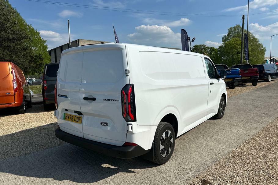 Ford Transit Custom 340 Trend L2 Lwb Rwd 100Kw 65Kwh Low Roof HV75CDF White #6