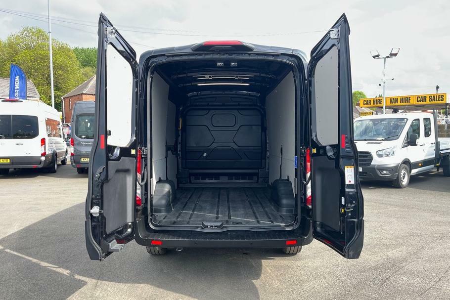 Ford Transit Custom 350 Limited L2 H2 Mwb Medium Roof Fwd 2.0 Eco WN75GYK Black #5