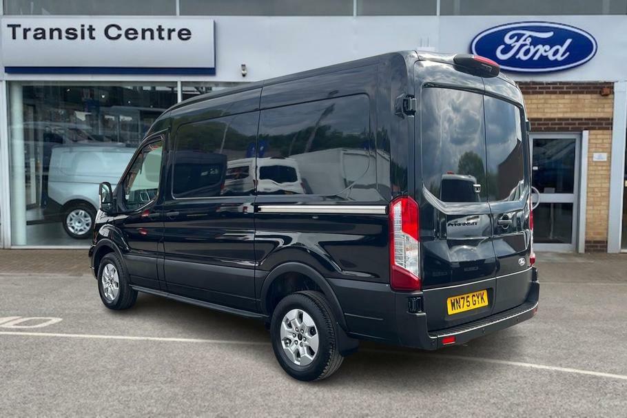 Ford Transit Custom 350 Limited L2 H2 Mwb Medium Roof Fwd 2.0 Eco WN75GYK Black #2