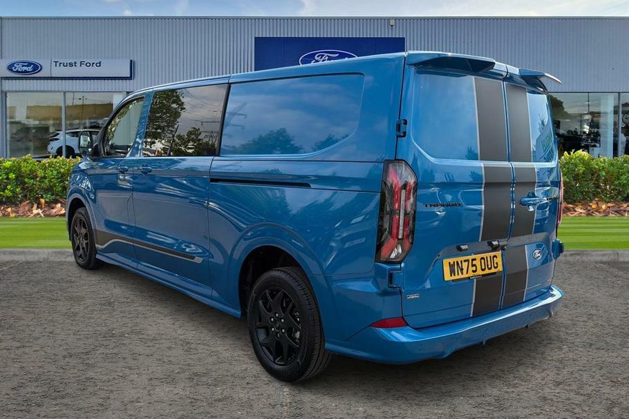 Ford Transit Custom 320 Sport L2 Lwb Double Cab In Van Fwd 2.5 Ph WN75OUG Blue #2