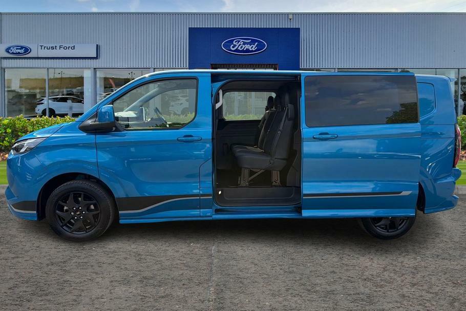 Ford Transit Custom 320 Sport L2 Lwb Double Cab In Van Fwd 2.5 Ph WN75OUG Blue #5