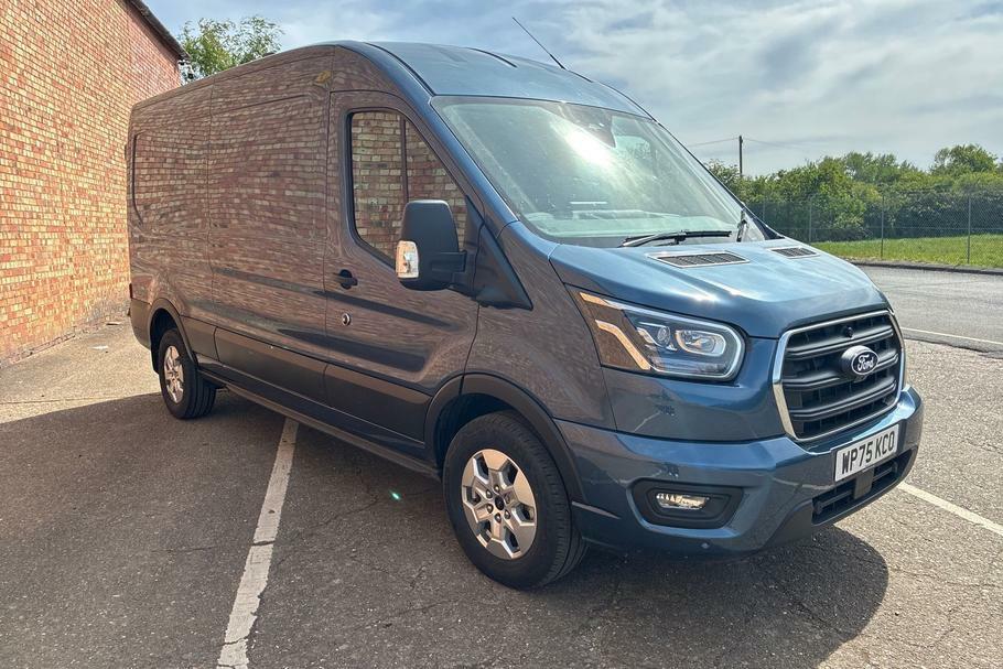 Ford Transit Custom 350 Limited L3 H2 Lwb Medium Roof Fwd 2.0 Ecoblue Blue