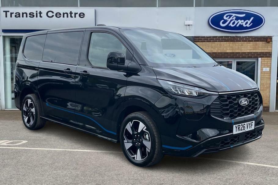 Ford Transit Custom 320 Sport L1 Swb Double Cab Fwd 2.5 Phev 232P Black