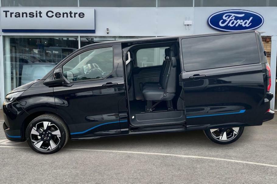 Ford Transit Custom 320 Sport L1 Swb Double Cab Fwd 2.5 Phev 232P YR26VYF Black #5