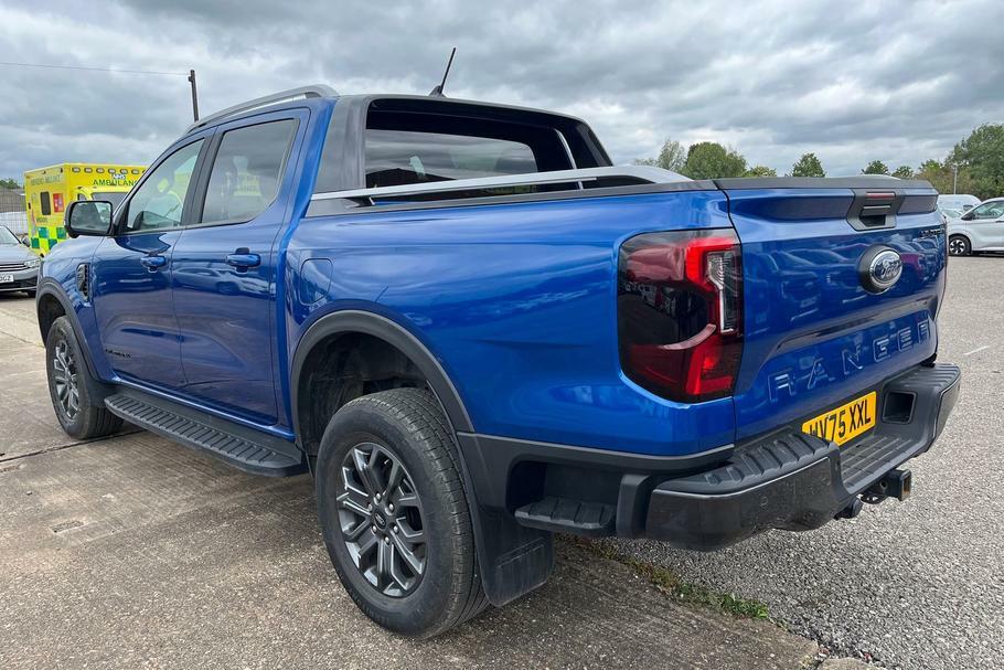 Ford Ranger Wildtrak 2.0 Ecoblue 205Ps 4X4 Double Cab Pic WV75XXL Blue #2