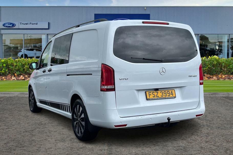 Mercedes-Benz Vito Sport L2 Lwb Double Cab In Van Rwd 119Cdi 9G- FSZ3994 White #2