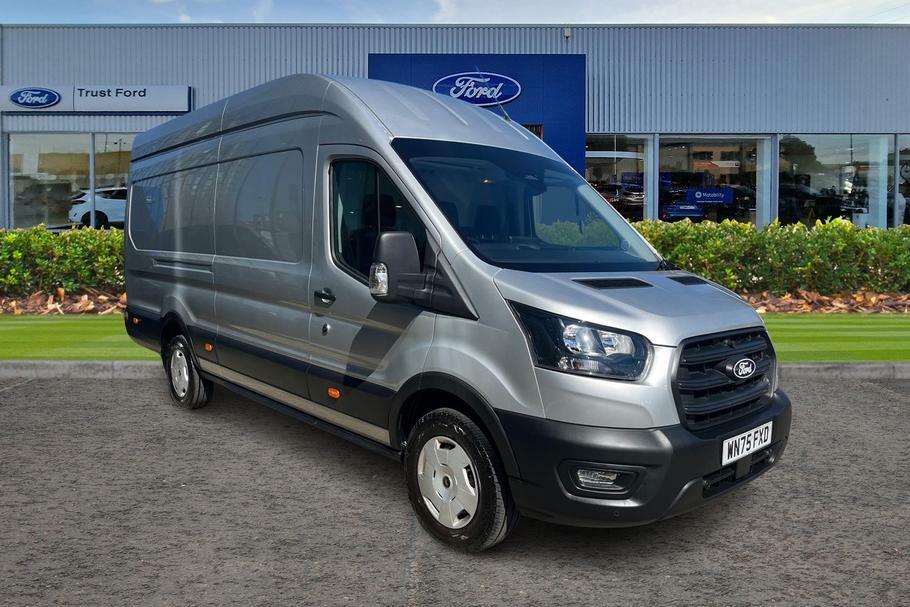 Ford Transit Custom 350 L4 Rwd 2.0 Ecoblue 165Ps H3 Trend Van Dap WN75FXD Silver