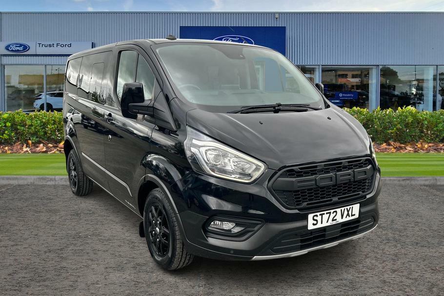 Ford Transit Custom 320 Trail L1 Swb Double Cab In Van Fwd 2.0 Ecoblue Black