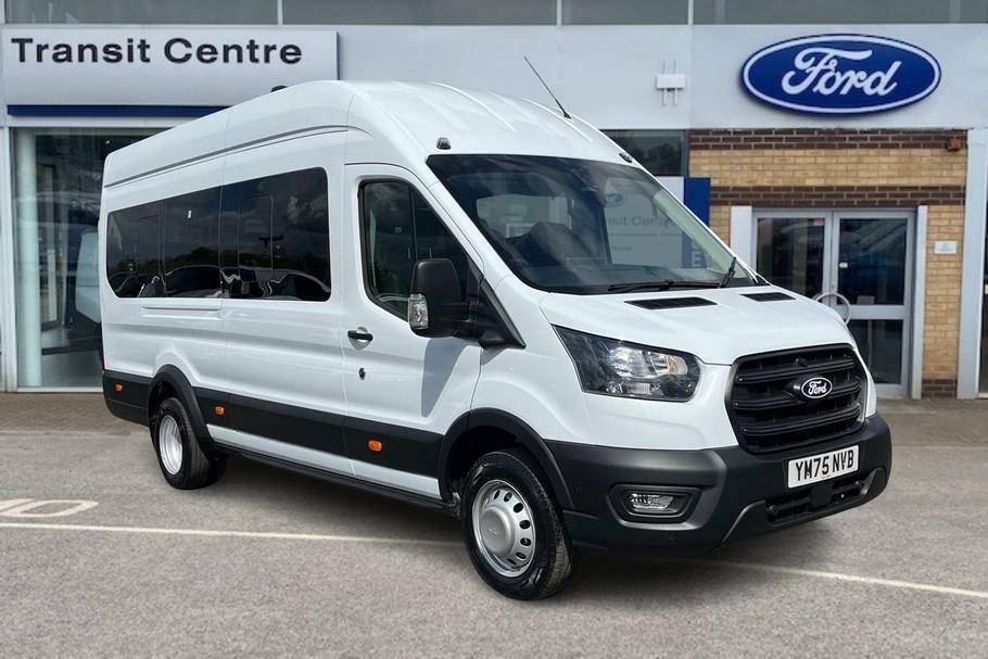 Ford Transit Custom 460 Trend L4 Xlwb High Roof 17 Seat Minibus Rwd 2. White