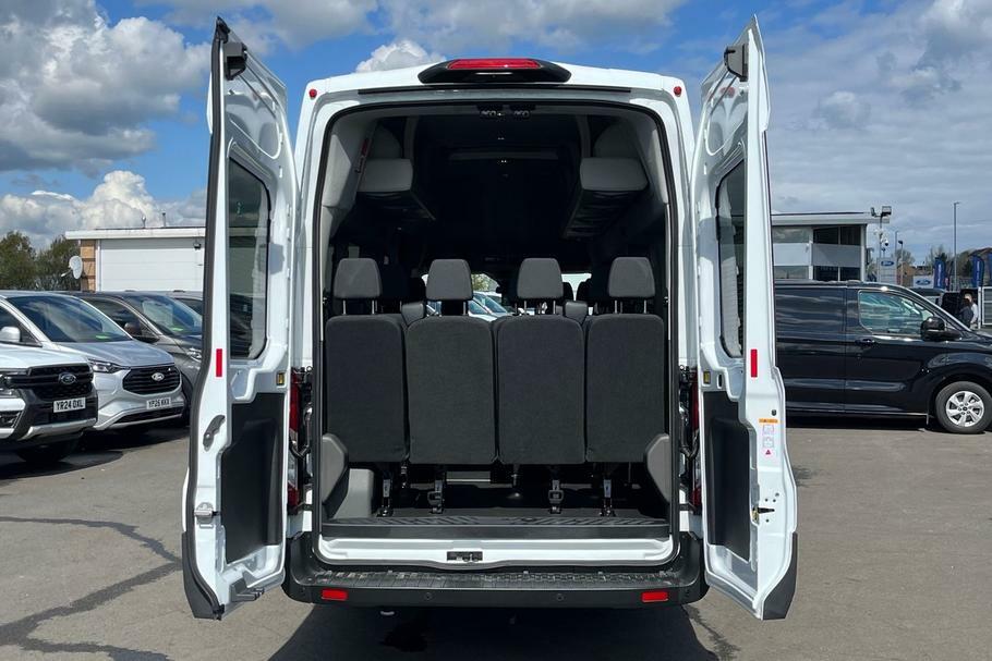 Ford Transit Custom 460 Trend L4 Xlwb High Roof 17 Seat Minibus Rwd 2. White #5