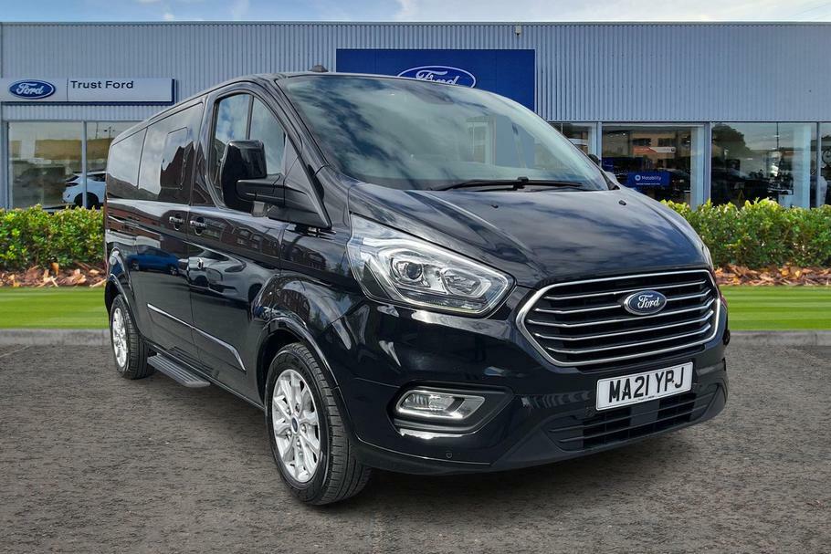 Ford Tourneo Custom Titanium L2 Lwb 9 Seat Minibus Fwd 2.0 Ecoblu Black