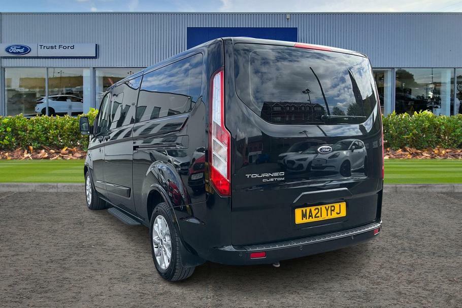 Ford Tourneo Custom Titanium L2 Lwb 9 Seat Minibus Fwd 2.0 Ecoblu Black #2
