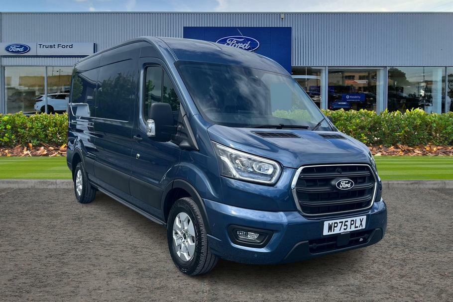 Ford Transit Custom 350 Limited L3 H2 Lwb Medium Roof Fwd 2.0 Ecoblue Blue