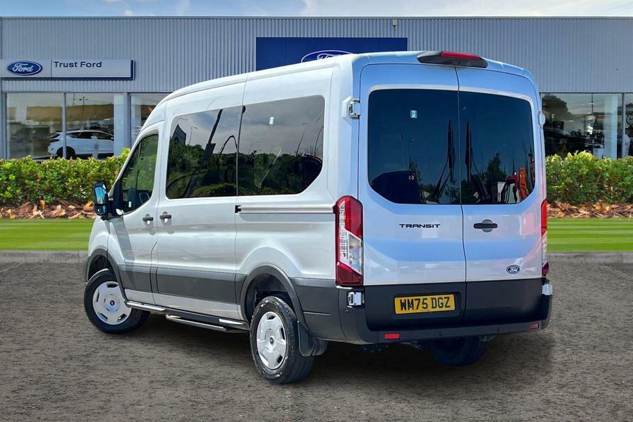 Ford Transit Custom 350 Trend L2 H2 Mwb Medium Roof 12 Seat Minibus Rw WM75DGZ Silver #2