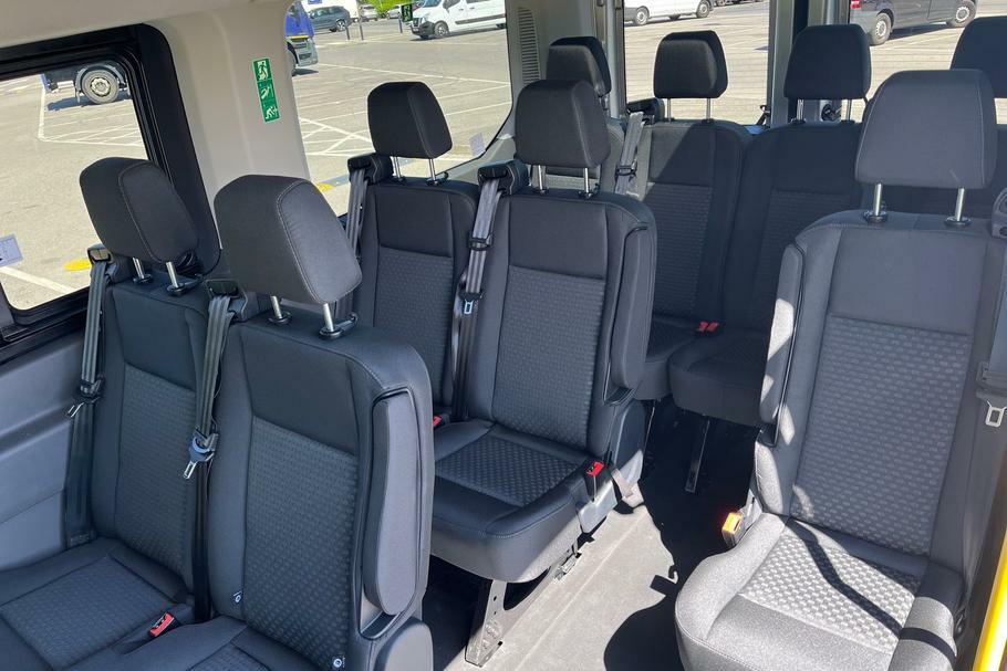 Ford Transit Custom 350 Trend L2 H2 Mwb Medium Roof 12 Seat Minibus Rw WM75DGZ Silver #4