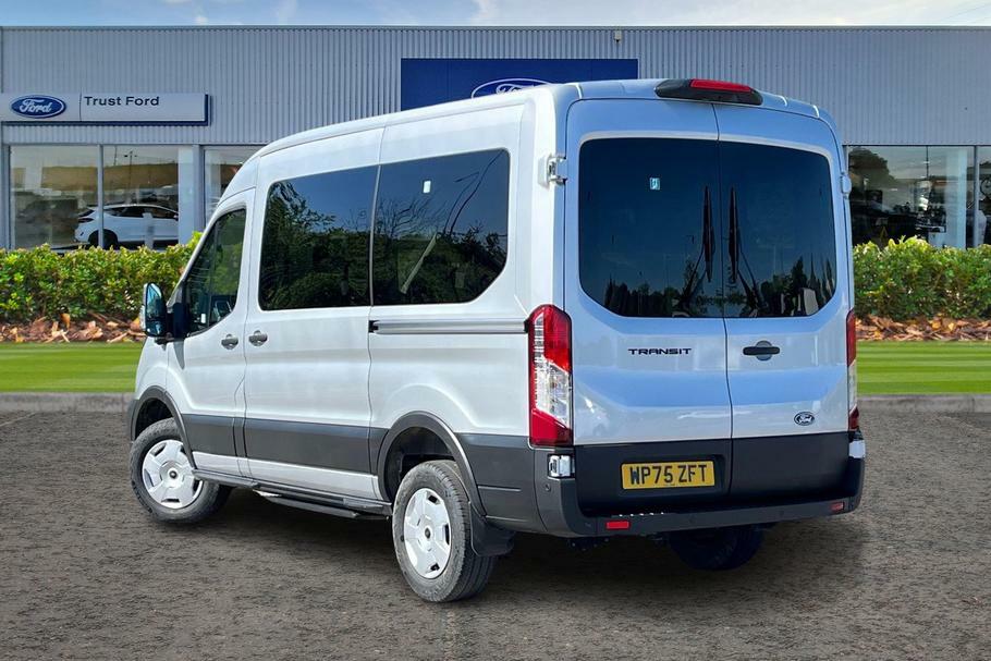 Ford Transit Custom 350 Trend L2 H2 Mwb Medium Roof 12 Seat Minibus Rw WP75ZFT Silver #2