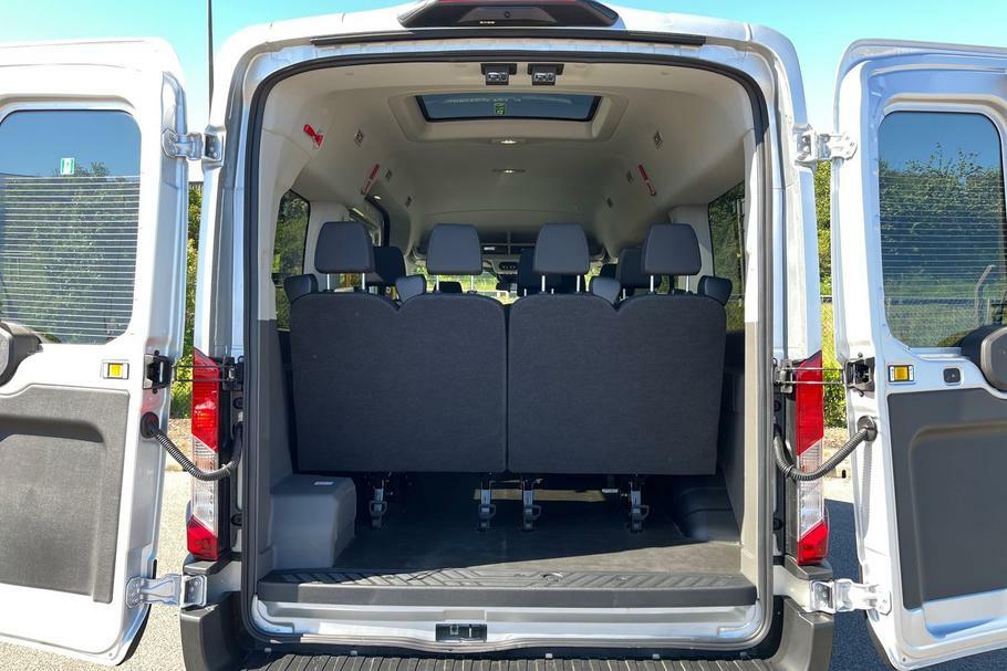 Ford Transit Custom 350 Trend L2 H2 Mwb Medium Roof 12 Seat Minibus Rw WP75ZFT Silver #6