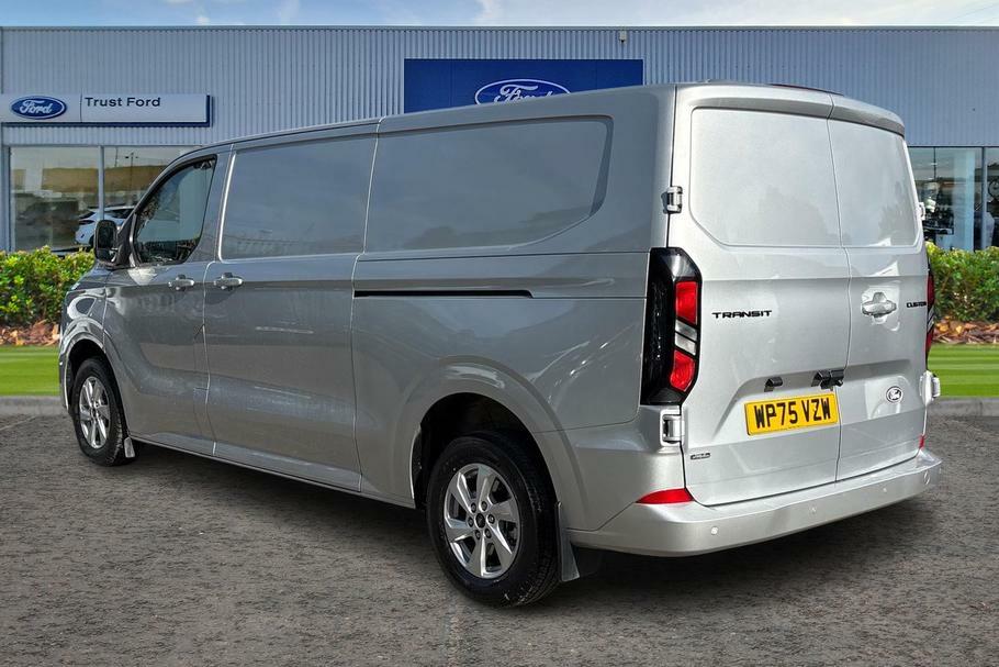 Ford Transit Custom 320 Limited L2 Lwb Fwd 2.5 Phev 232Ps Low Roo WP75VZW Silver #2