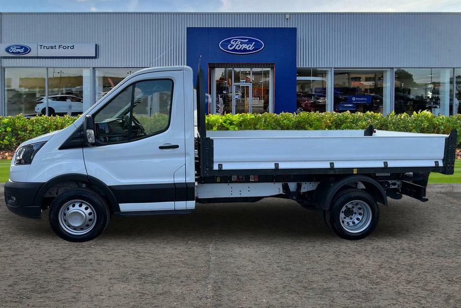Ford Transit Custom 350 Leader L2 Mwb Single Cab Tipper Rwd 2.0 Ecoblu WR75SXN White #4