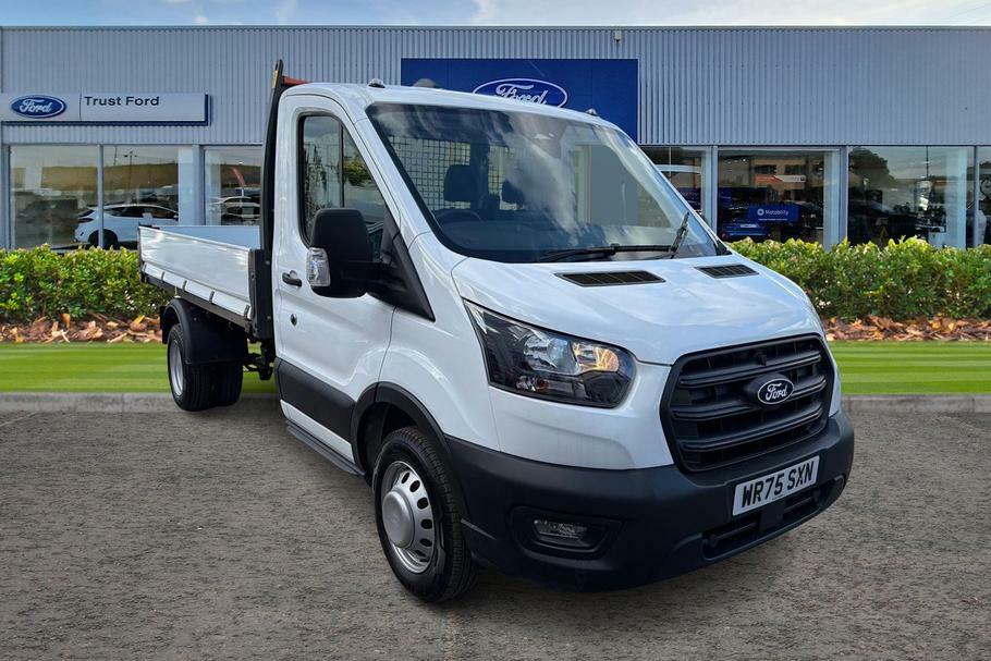 Ford Transit Custom 350 Leader L2 Mwb Single Cab Tipper Rwd 2.0 Ecoblu White