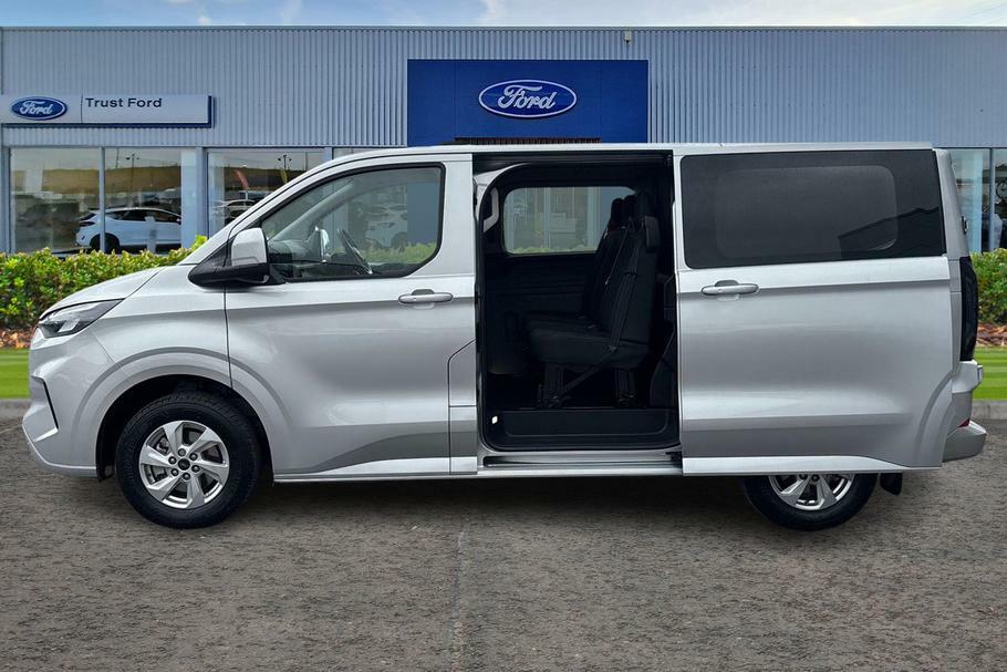 Ford Transit Custom 320 Limited L1 Swb Double Cab In Van Fwd 2.0 Ecobl WR75UYN Silver #5