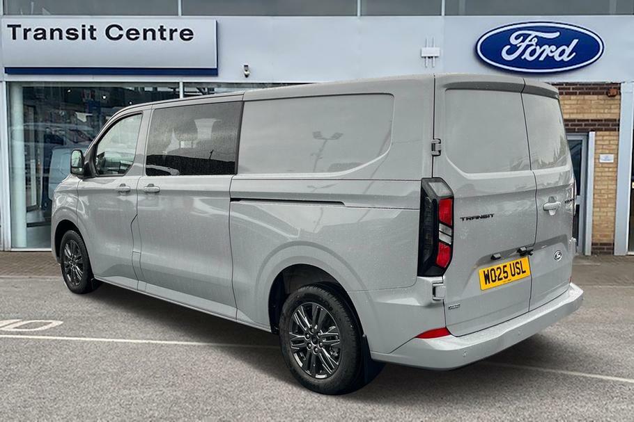 Ford Transit Custom 320 Limited L2 Lwb Double Cab In Van Fwd 2.5 WO25USL Grey #2
