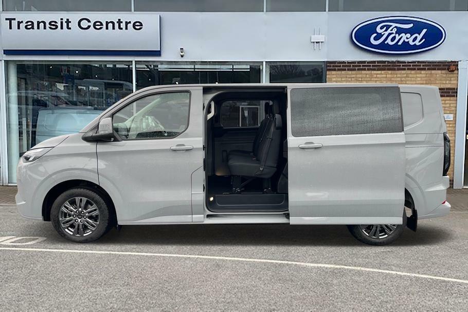 Ford Transit Custom 320 Limited L2 Lwb Double Cab In Van Fwd 2.5 WO25USL Grey #5