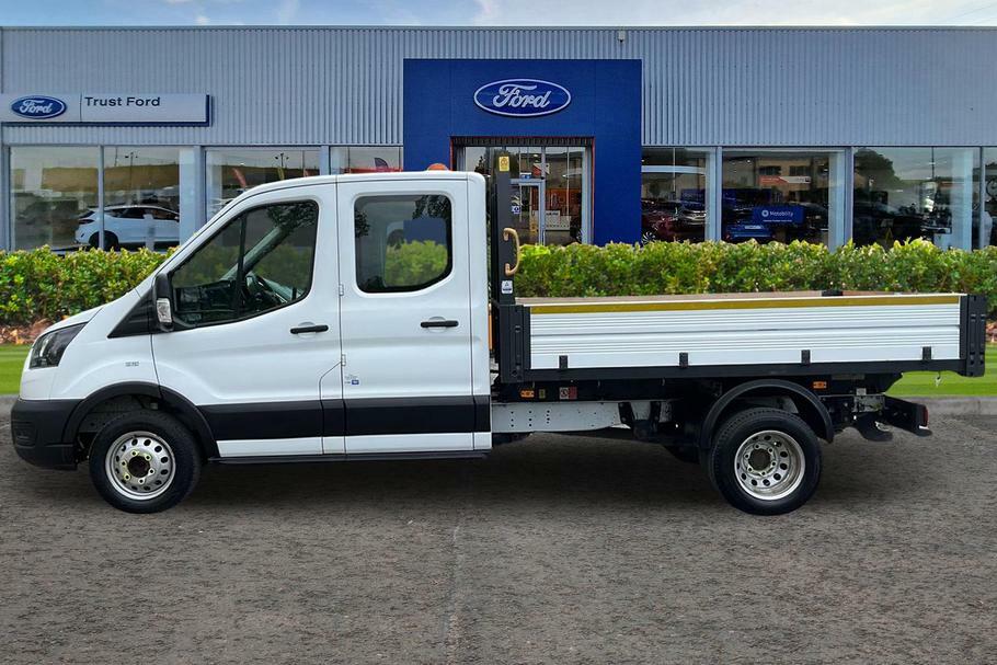 Ford Transit Custom 350 Leader L3 Lwb Double Cab Tipper Rwd 2.0 Ecoblu MJ72NYW White #4