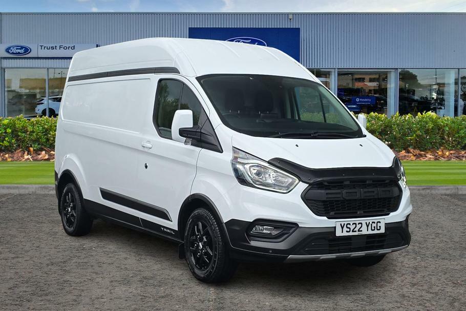 Ford Transit Custom 300 Trail L2 Lwb Fwd 2.0 Ecoblue 130Ps H2 High Roo YS22YGG White