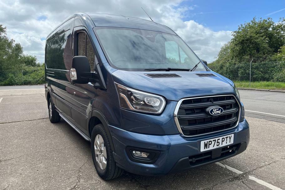 Ford Transit Custom 350 Limited L3 H2 Lwb Medium Roof Fwd 2.0 Ecoblue Blue