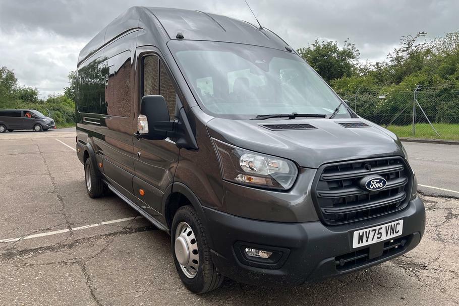 Ford Transit Custom 460 Trend L4 H3 Elwb High Roof 17 Seat Minibus Rwd