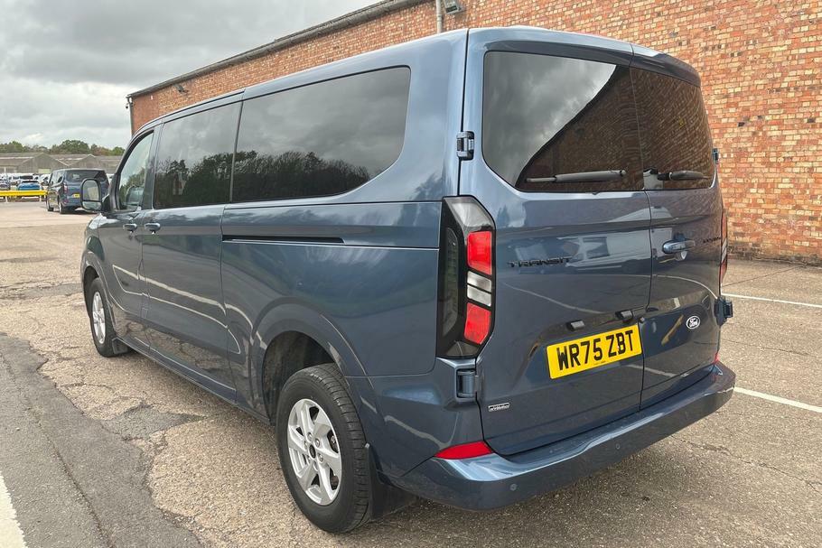 Ford Transit Custom 340 Limited L2 Lwb 9 Seat Kombi Fwd 2.5 Phev WR75ZBT Blue #2