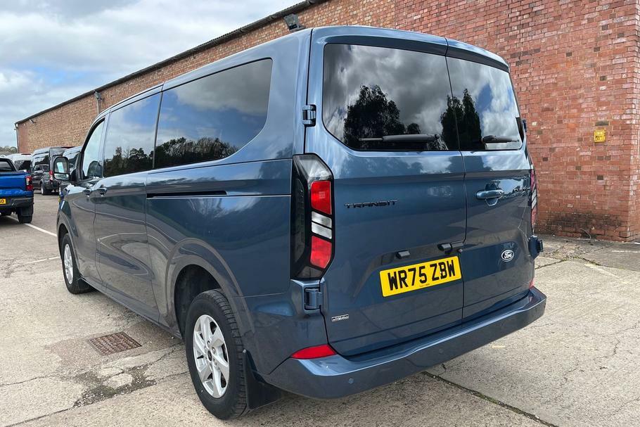 Ford Transit Custom 340 Limited L2 Lwb 9 Seat Kombi Fwd 2.5 Phev WR75ZBW Blue #2